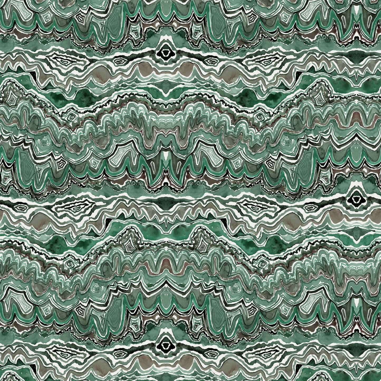 Fabric- Agate in Malachite