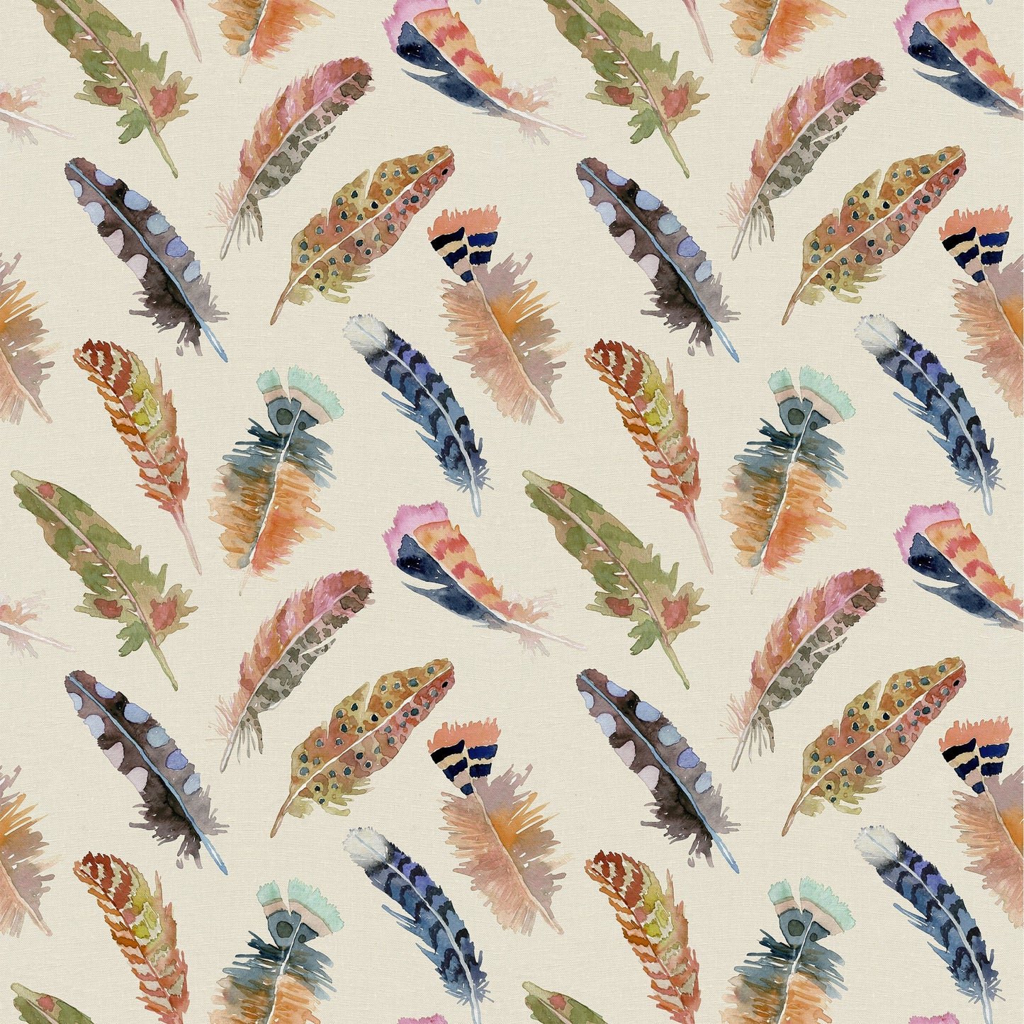 Fabric- Feathers in Neutral
