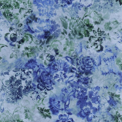 Sample - Pdg1126/07 | Tarbana Cobalt - Designer Guild Wallpaper