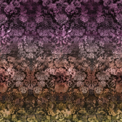 Sample - Pdg1139/02 | Tarbana Damask Amethyst - Designer Guild Wallpaper