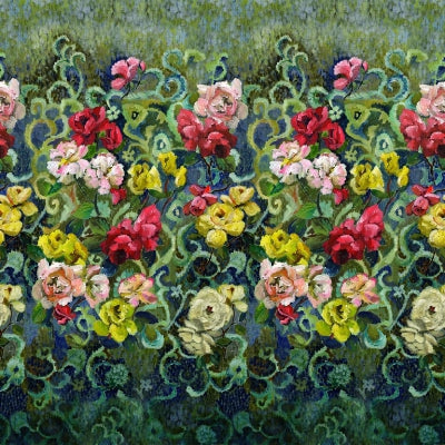 Sample - Pdg1153/01 | Tapestry Flower - Designer Guild Wallpaper