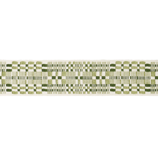 Sample - 76954 | Brimfield Tape, Leaf - Schumacher Trim