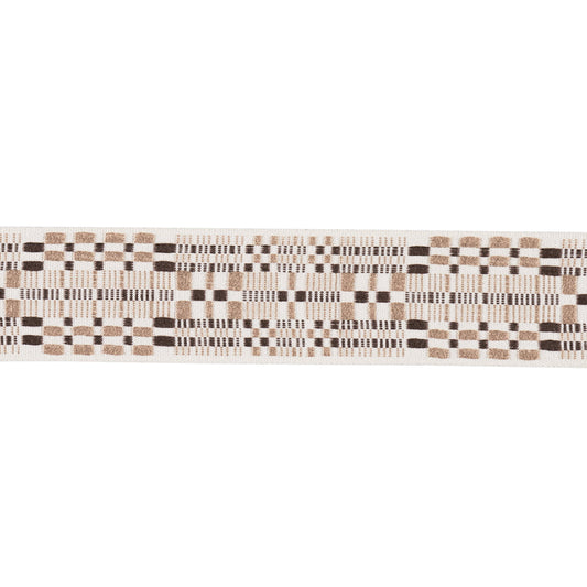 Sample - 76955 | Brimfield Tape, Fawn - Schumacher Trim