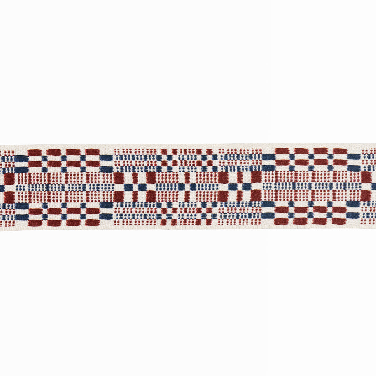 Sample - 76956 | Brimfield Tape, Americana - Schumacher Trim