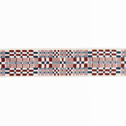 Sample - 76956 | Brimfield Tape, Americana - Schumacher Trim