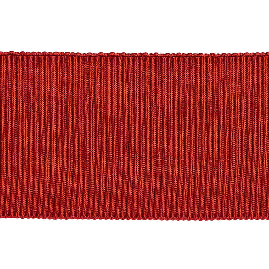 Sample - 83872 | Wide Faille Tape, Flame - Schumacher Trim