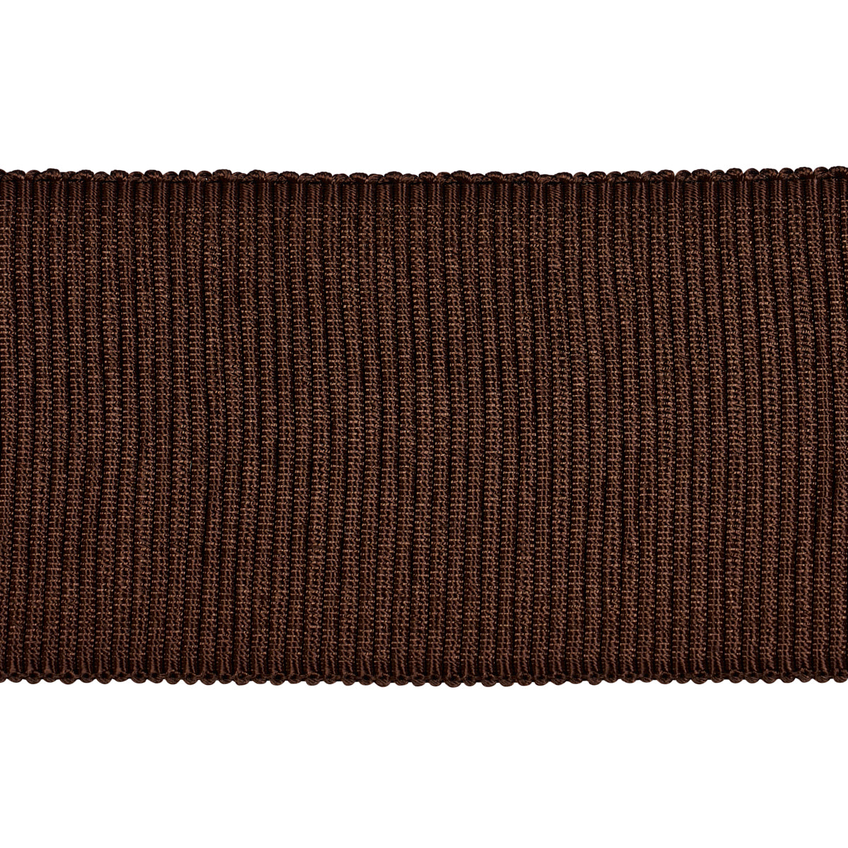 Sample - 83873 | Wide Faille Tape, Chocolate - Schumacher Trim