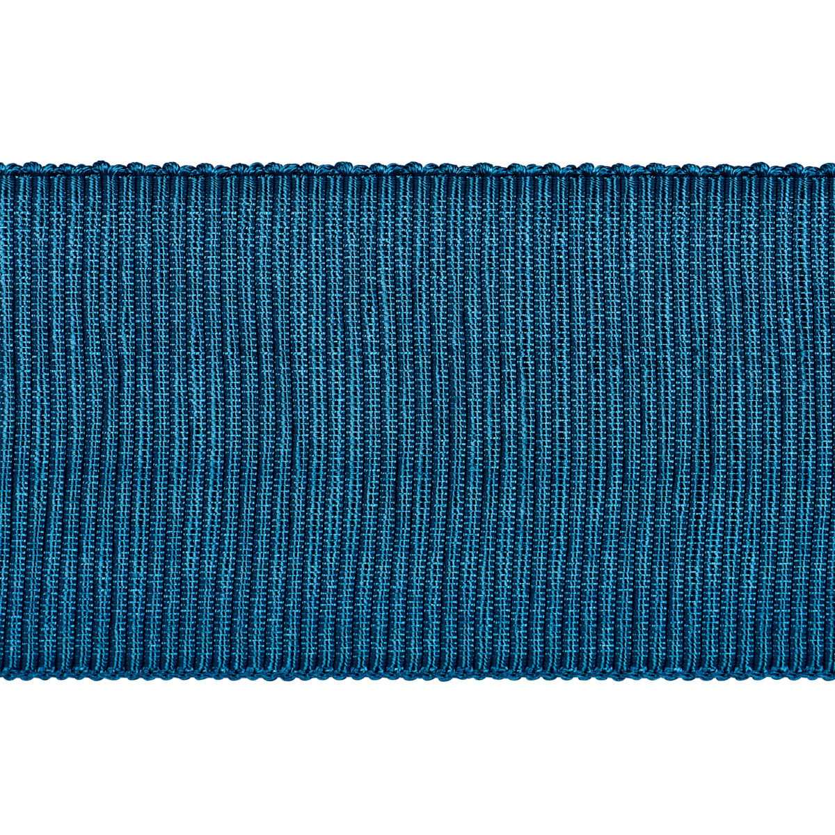 Sample - 83874 | Wide Faille Tape, Peacock - Schumacher Trim