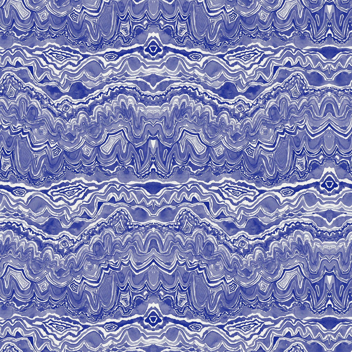 Fabric- Agate in Cobalt