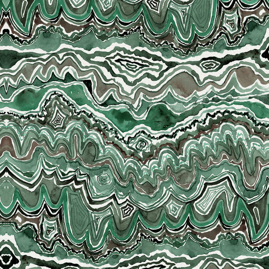 Fabric- Agate in Malachite