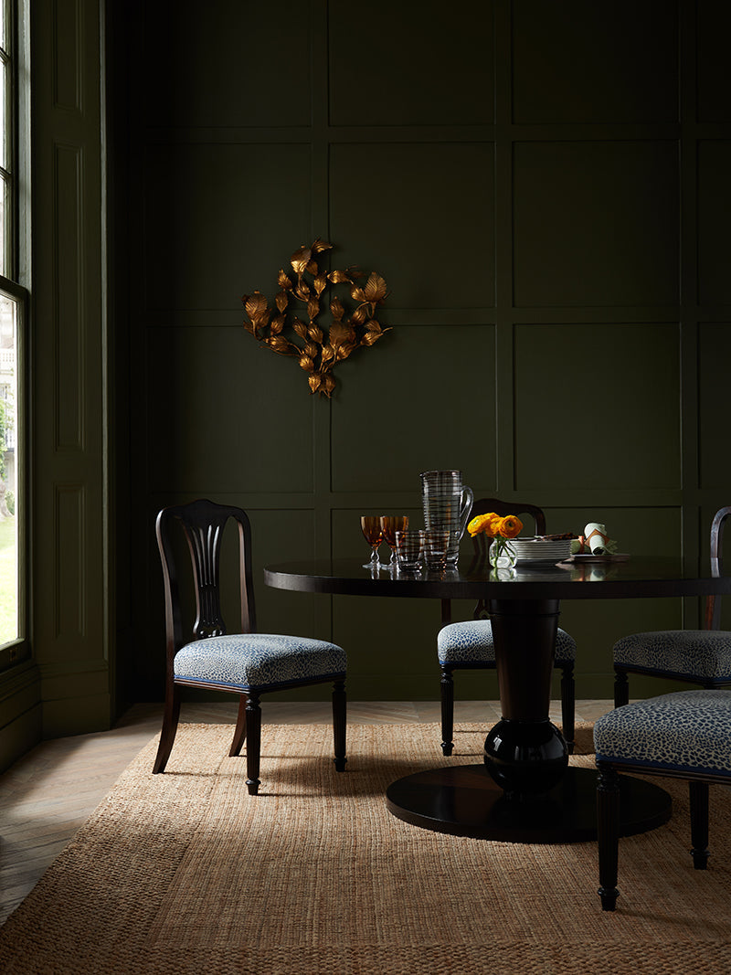 Tiffany Dining Table in Dark Mahogany